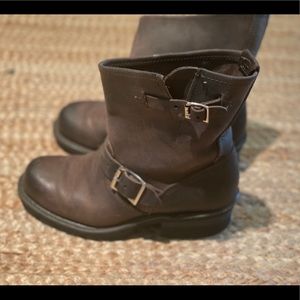 Frye engineer booties